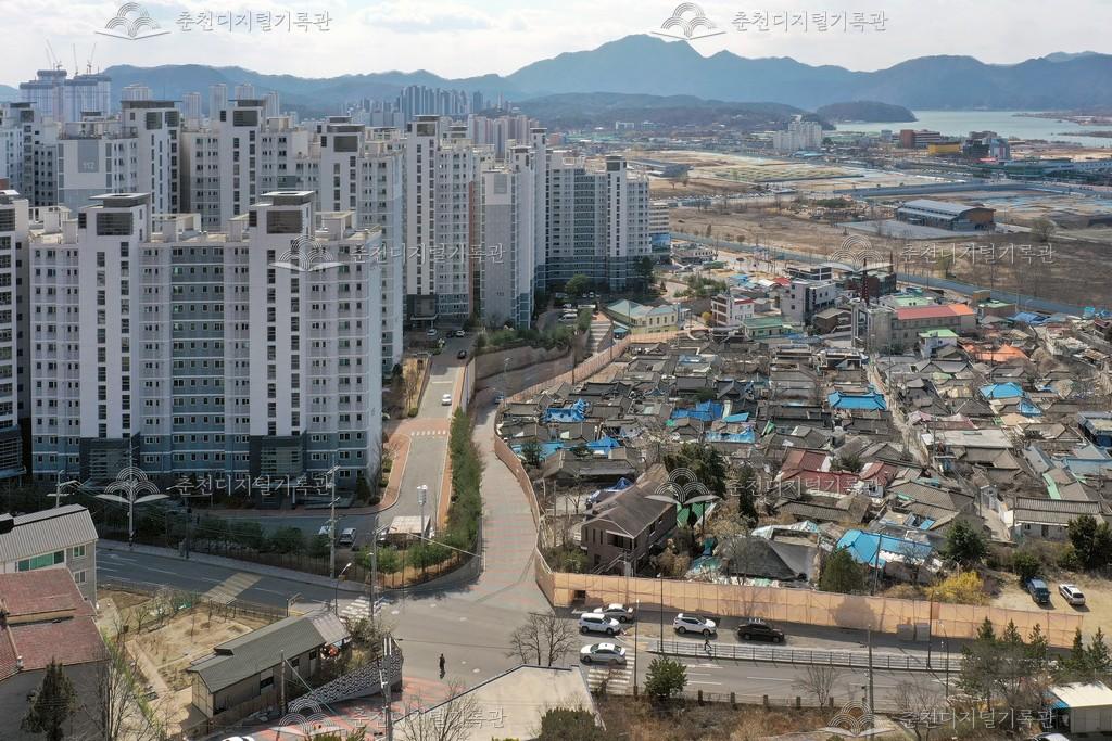 소양로성당 앞 사거리 이미지