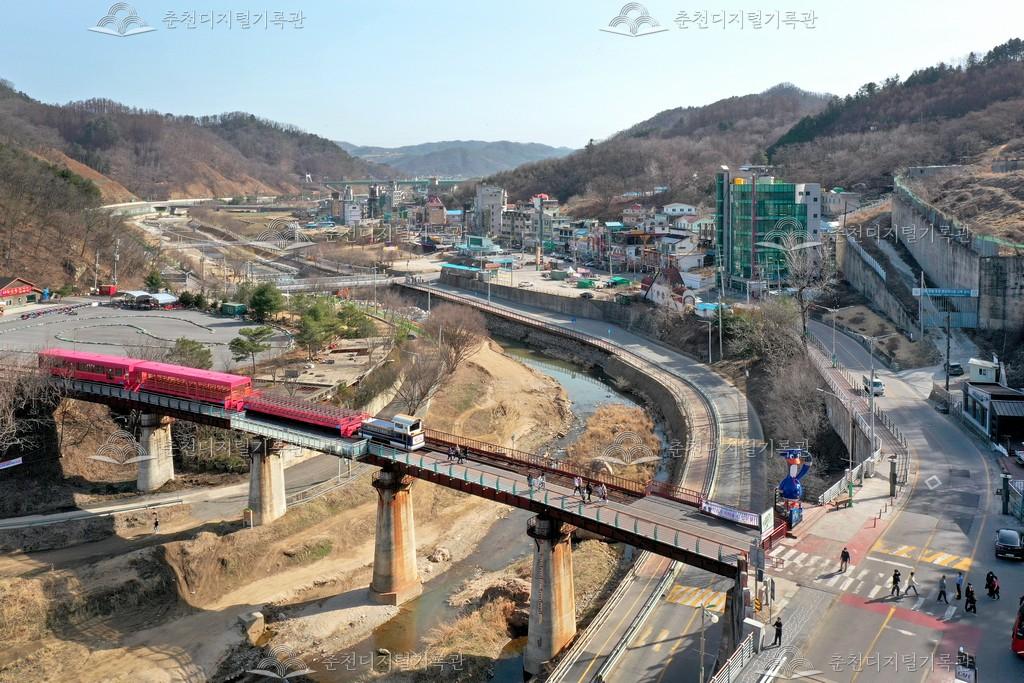 강촌 옛 철길 사진 이미지