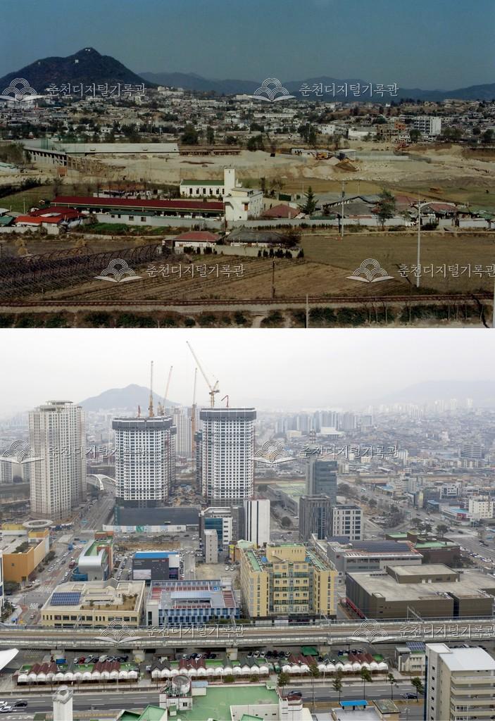 온의동 비교 사진 이미지