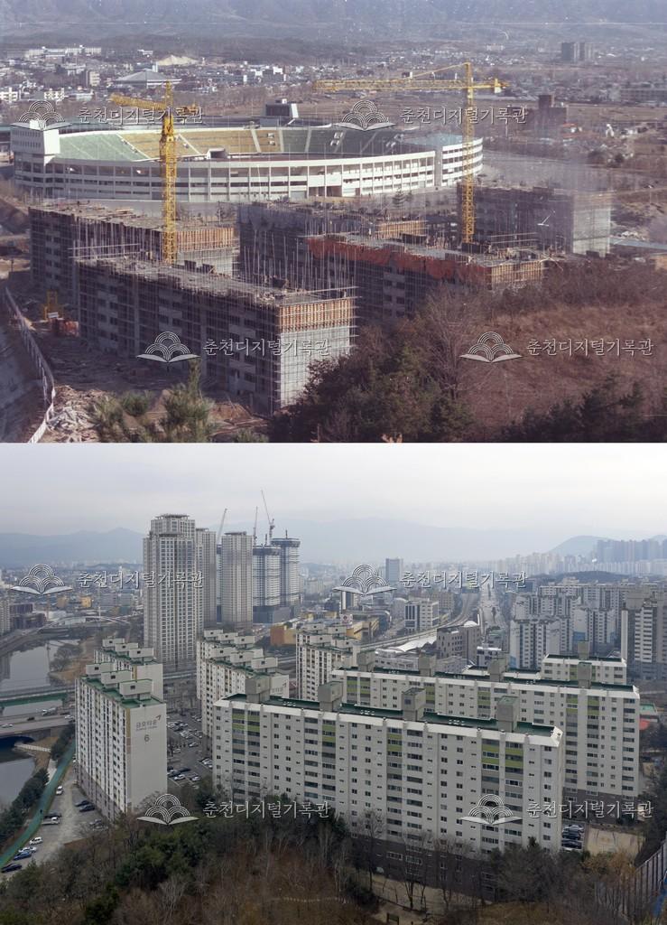 온의동 비교 사진 이미지