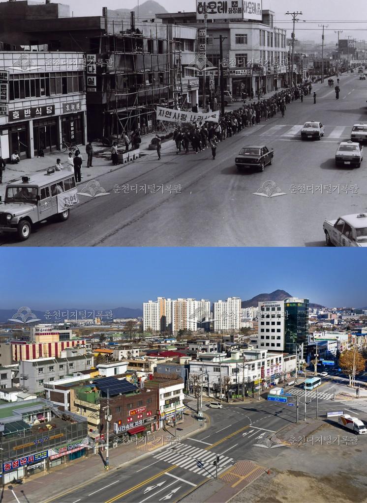 근화동 비교 사진 이미지