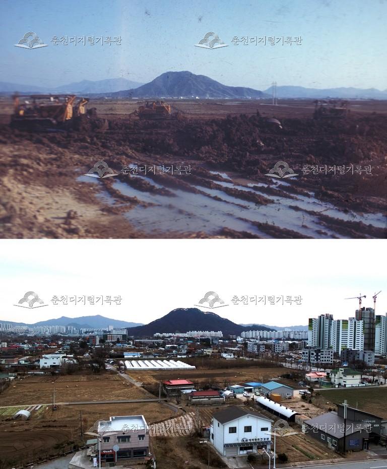 우두동 비교 사진 이미지