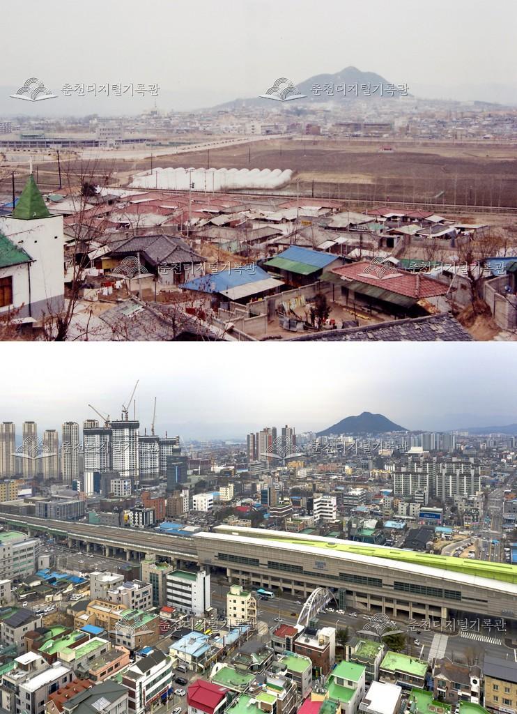퇴계동 비교 사진 이미지