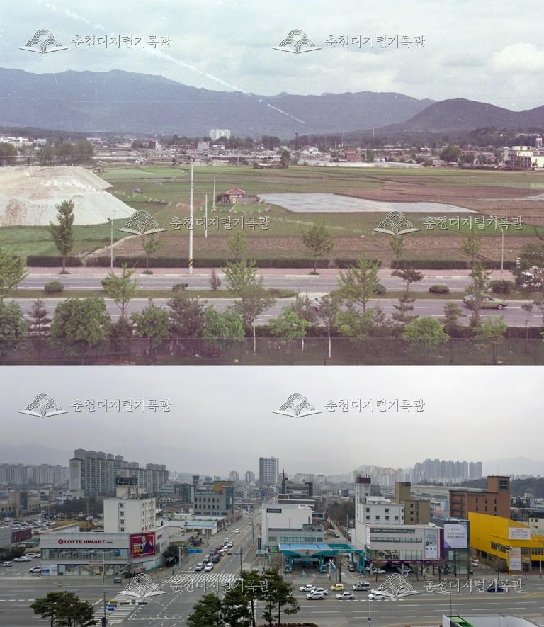 퇴계동 비교 사진 이미지