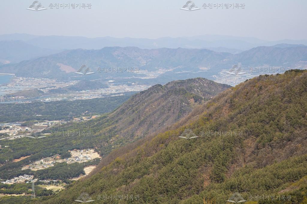 대룡산에서 바라본 춘천 전경 이미지