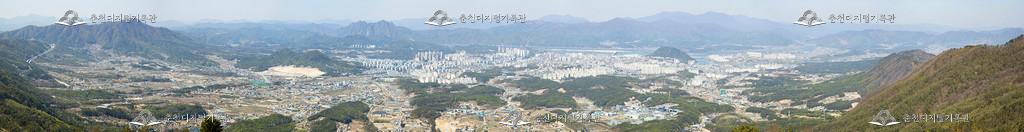 대룡산에서 바라본 춘천 전경 이미지