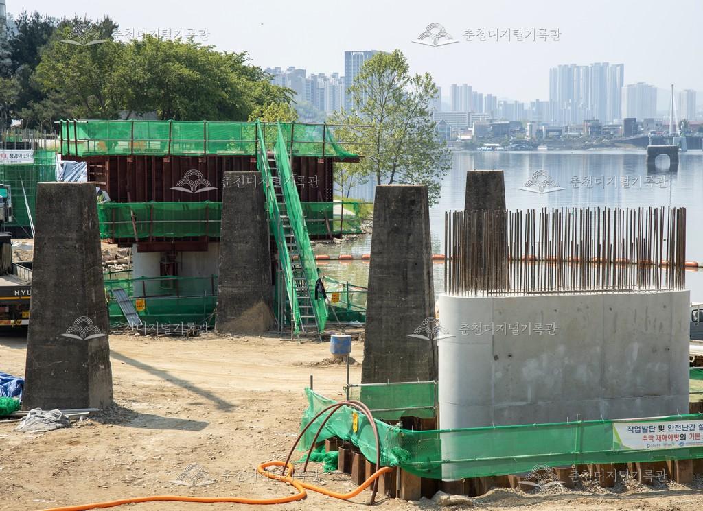 우두동 삭도 지주기초 이미지