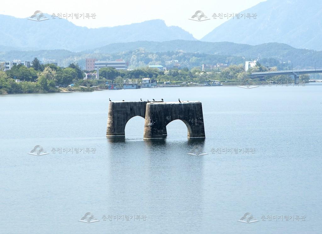 소양강 삭도 지주기초 이미지