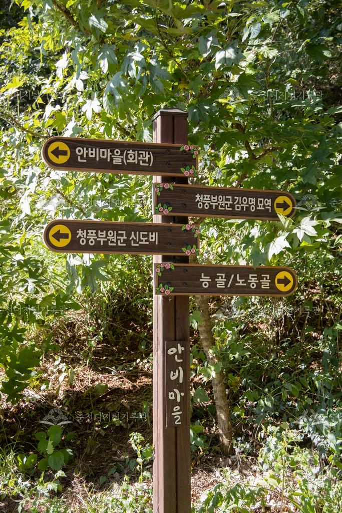 안비마을 이정표 이미지