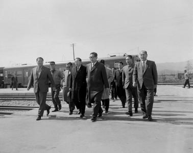 정일권 국무총리 춘천 초도시찰 사진 이미지