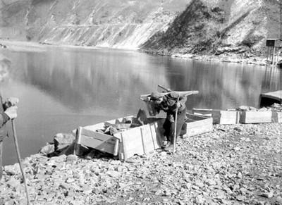 춘천댐 공사 사진 이미지