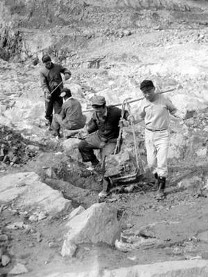 춘천댐 공사 사진 이미지