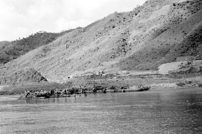 춘천댐 공사 사진 이미지