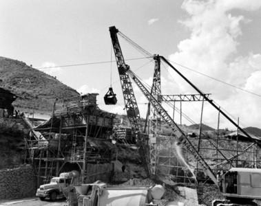 춘천수력발전소 공사 사진 이미지