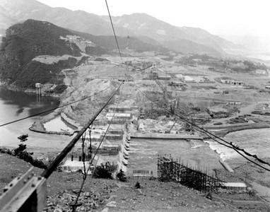 춘천발전소 건설 사진 이미지