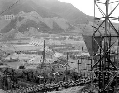 춘천발전소 건설 사진 이미지