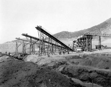 춘천수력발전소 건설 사진 이미지