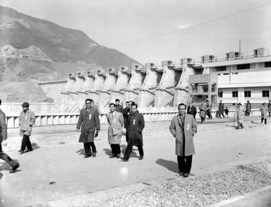 춘천댐 시찰 사진 이미지