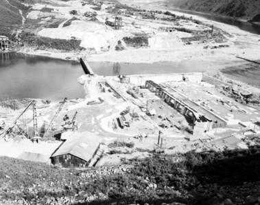 춘천수력발전소 공사 사진 이미지