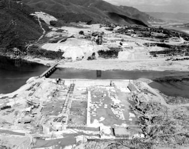 춘천수력발전소 공사 사진 이미지