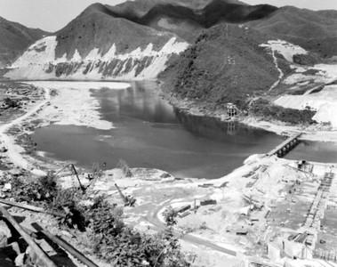 춘천수력발전소 공사 사진 이미지