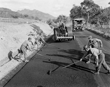 서울-춘천 간 도로 공사 사진 이미지