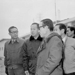 이낙선 건설부장관 춘천 지역 댐 시찰 사진 이미지