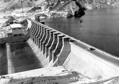 춘천수력발전소 공사 사진 이미지