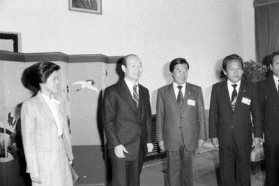 전두환 전 대통령 춘천 시찰 사진 이미지