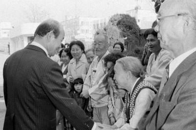 전두환 전 대통령 춘천 시찰 사진 이미지