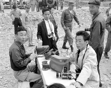 춘천수력발전소 기공식 사진 이미지