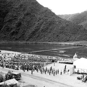 춘천수력발전소 기공식 사진 이미지