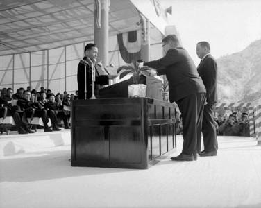 춘천댐 준공식 사진 이미지