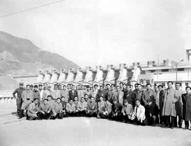 춘천댐 시찰 사진 이미지