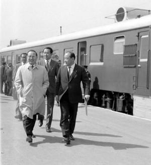 정일권 국무총리 춘천 시찰 사진 이미지