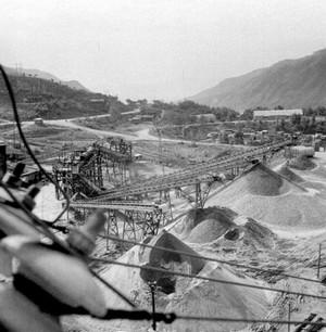 춘천수력발전소 공사 사진 이미지