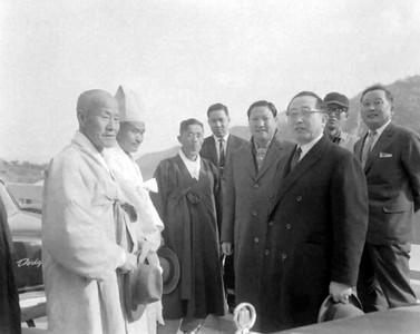 정일권 국무총리 춘천 시찰 사진 이미지