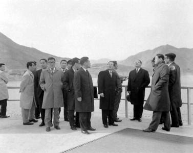 정일권 국무총리 춘천 시찰 사진 이미지