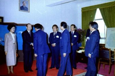 전두환 전 대통령 춘천 시찰 사진 이미지