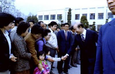 전두환 전 대통령 춘천 시찰 사진 이미지