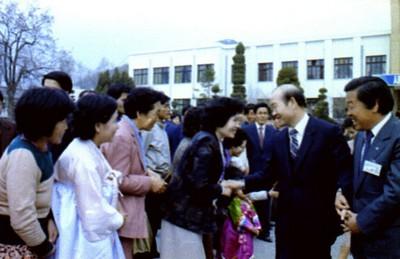 전두환 전 대통령 춘천 시찰 사진 이미지