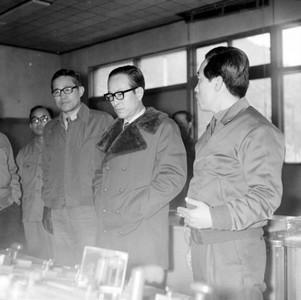 이낙선 건설부장관 춘천 지역 댐 시찰 사진 이미지