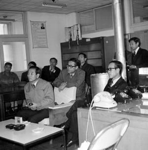 이낙선 건설부장관 춘천 지역 댐 시찰 사진 이미지