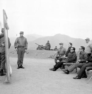 이낙선 건설부장관 춘천 지역 댐 시찰 사진 이미지