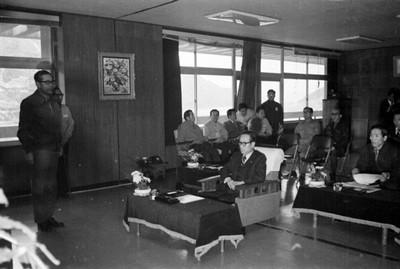 이낙선 건설부장관 춘천 지역 댐 시찰 사진 이미지