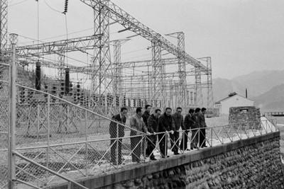 이낙선 건설부장관 춘천 지역 댐 시찰 사진 이미지