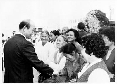 전두환 전 대통령 춘천 시찰 사진 이미지