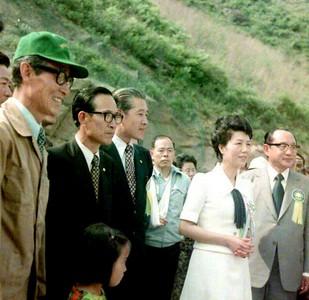 육영수 여사 소양호 방문 사진 이미지