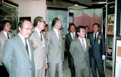 전국체전 올림픽 전시관 시찰 사진 이미지