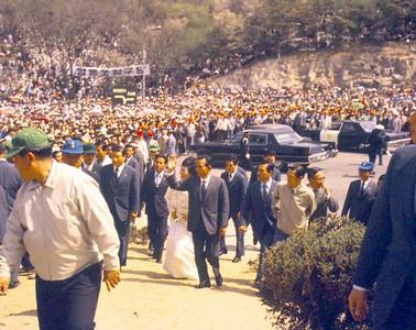 박정희 전 대통령 춘천 유세 사진 이미지